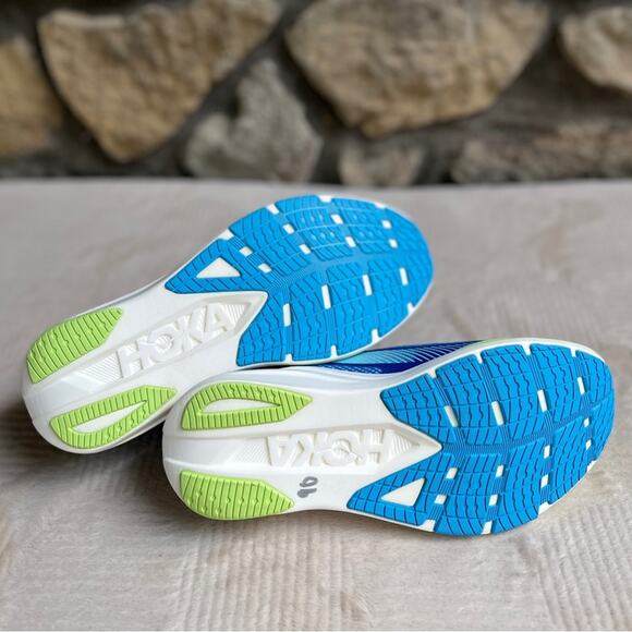 NEW Hoka One One Cielo Road Running Shoes Mesh Sneakers Virtual Blue Cloudless - Picture 8 of 8